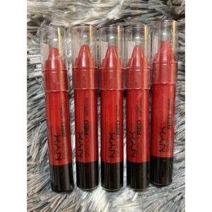 NEW! NYX Simply Red Lip Cream SR01 Russian Roulette PACK OF 5